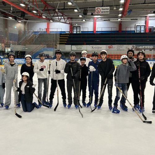 Schulsport auf dem Eis